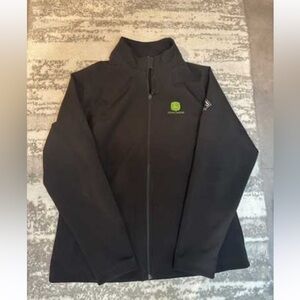 John Deere Lands' End Black Performance Jacket